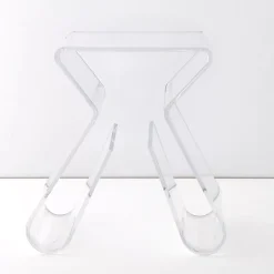 GigiandTom Paperclip Acrylic Side Table Clear