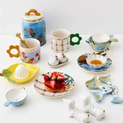 GigiandTom Tableware*Pawsome Ceramic Salt & Pepper Shakers