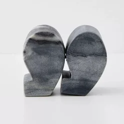 GigiandTom Quote Marble Bookends Grey
