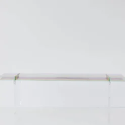 GigiandTom Rainbow Acrylic Side Bench Seat