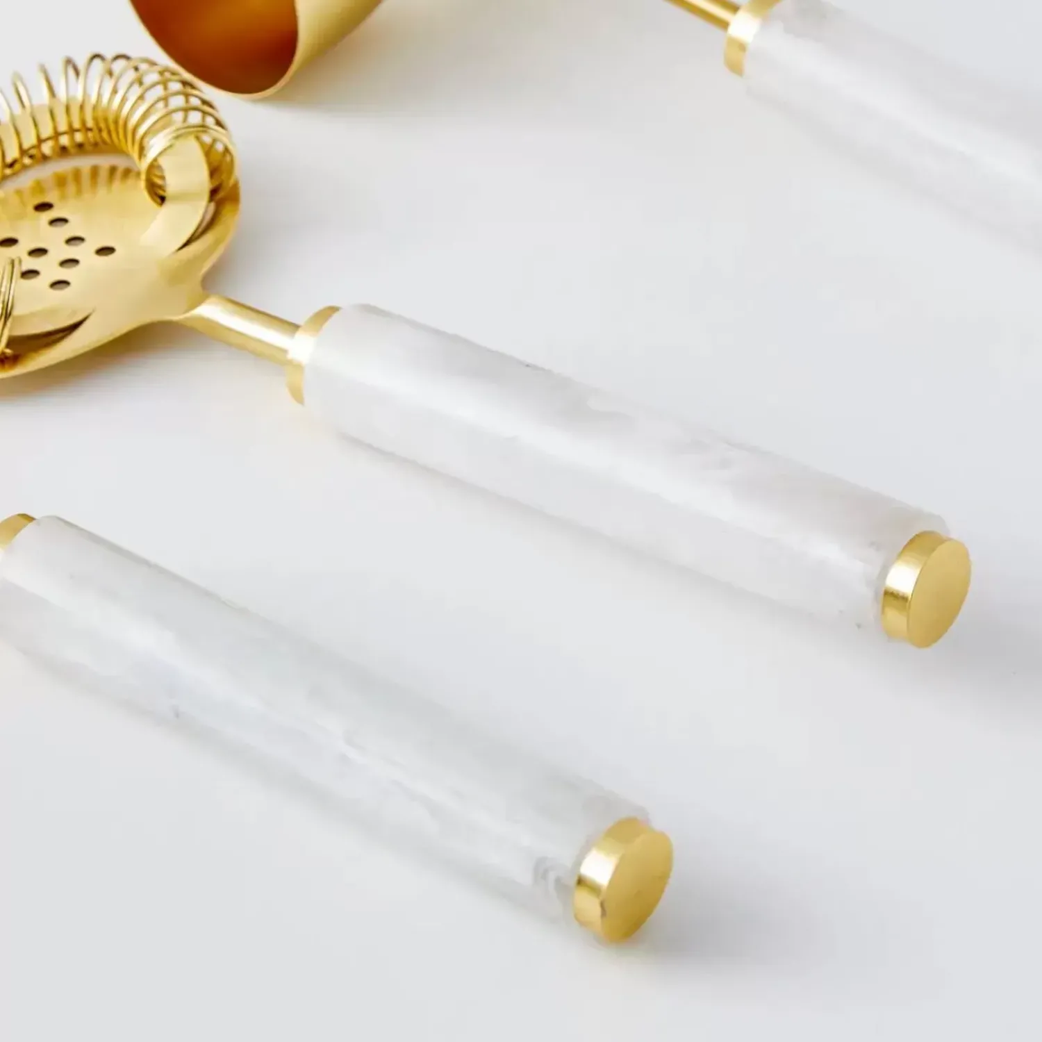 GigiandTom Resin Bar Tool Set Pearl
