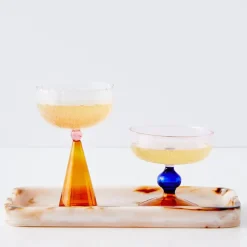 GigiandTom Resin Decorative Tray Tortoiseshell