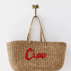 GigiandTom Riviera Rattan Basket Shopper Set