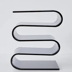 GigiandTom S Bend Acrylic Side Table Grey