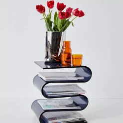 GigiandTom S Bend Acrylic Side Table Grey