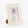 GigiandTom Scalloped Bone Photo Frame Ivory