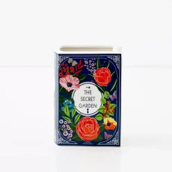 GigiandTom Vases*Secret Garden Ceramic Book Vase Navy