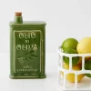GigiandTom Kitchen Accessories*Sicilian Ceramic Olive Oil Bottle Green
