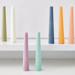 GigiandTom Soy Taper Candle Cream