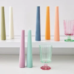 GigiandTom Candles*Soy Taper Candle Moss