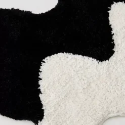 GigiandTom Squiggle Floor Runner Black/Cream