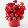 GigiandTom Strawberry Bouquet Ceramic Vase