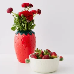GigiandTom Vases*Strawberry Glazed Ceramic Vase