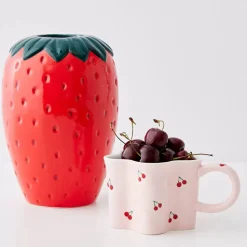 GigiandTom Vases*Strawberry Glazed Ceramic Vase