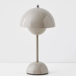 GigiandTom Touch Mushroom Lamp Grey