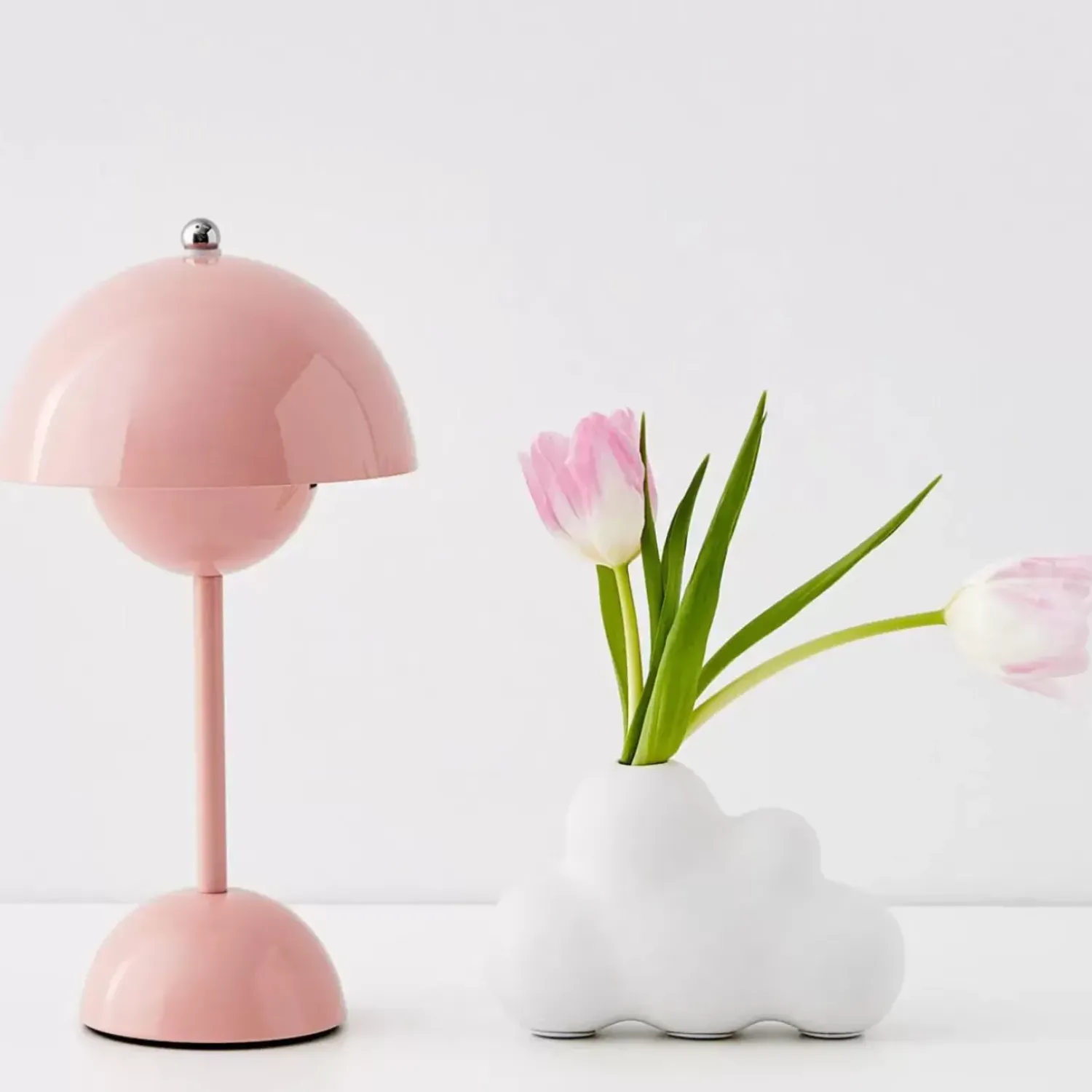 GigiandTom Touch Mushroom Lamp Pink