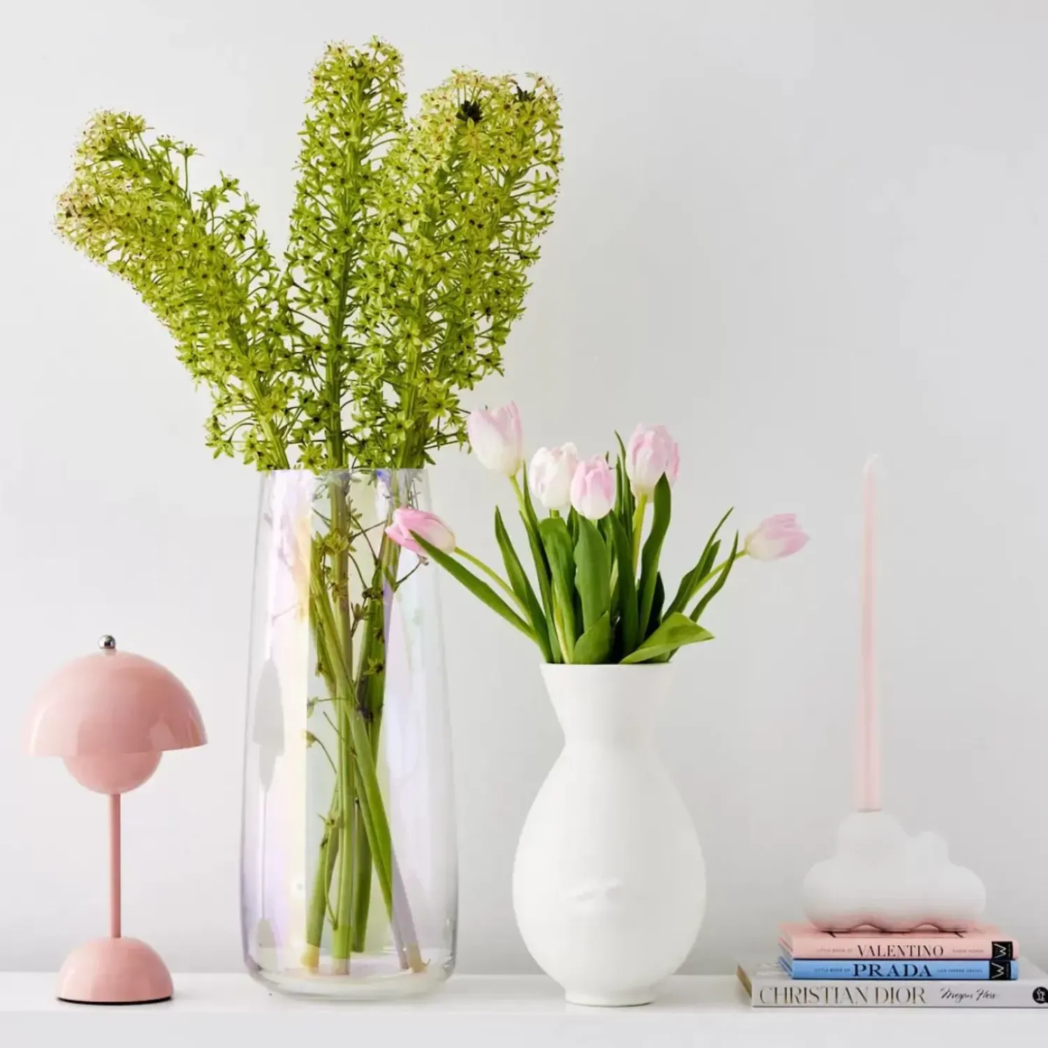 GigiandTom Touch Mushroom Lamp Pink