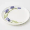 GigiandTom Tulip Ceramic Decorative Plate Purple