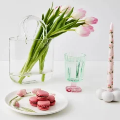 GigiandTom Tulip Ceramic Decorative Plate Pink