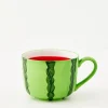 GigiandTom Watermelon Ceramic Mug Red