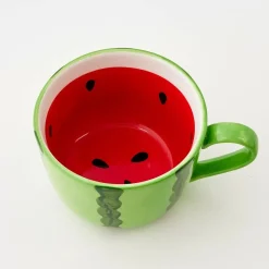 GigiandTom Watermelon Ceramic Mug Red