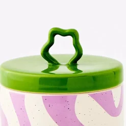 GigiandTom Whorl Kitchen Ceramic Canister Small