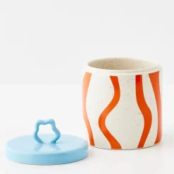 GigiandTom Whorl Kitchen Ceramic Canister Medium